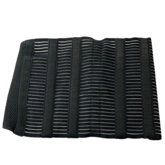 NeoTech Care Adjustable Compression Back Brace Lumbar Support Belt, Black, - Picture 5 of 6